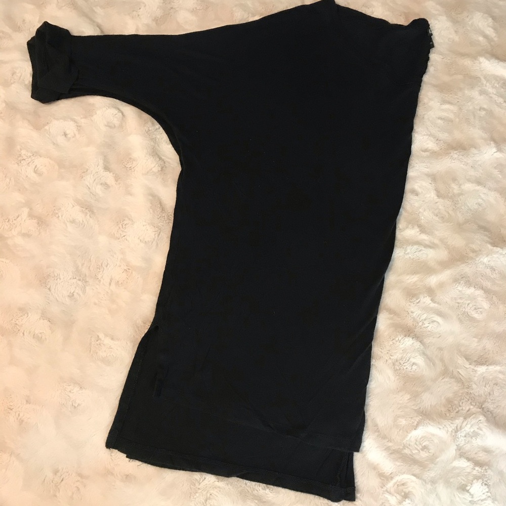 EXPRESS Bateau Neck Tee Black, M